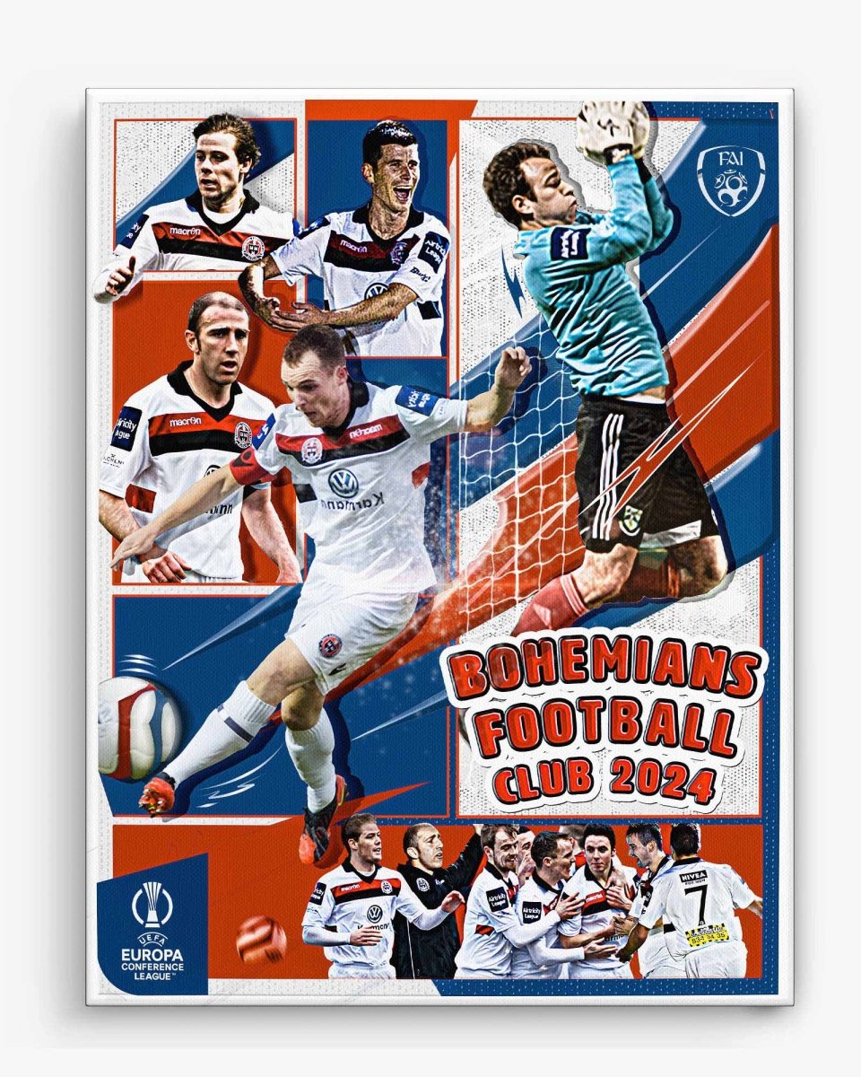 Action Sports Photo with a Football Club 2024 photo collage  with player images and club logo.