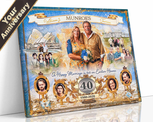 Anniversary Photo Art Collage | Individually Designed | “Simple. Beautiful. Meaningful.”