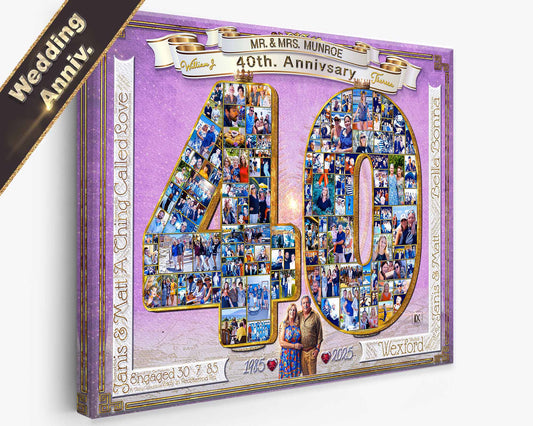 Ruby Anniversary Collage | Individually Designed | “Simple. Beautiful. Meaningful.”