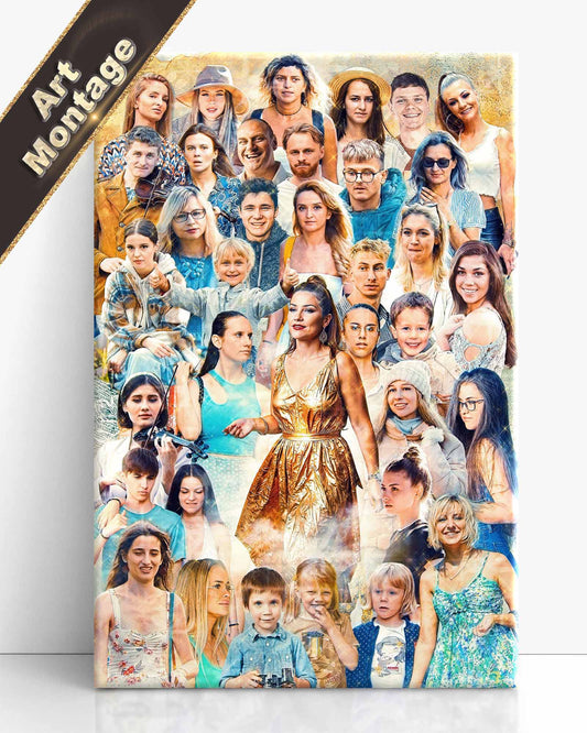Art Portrait Montage | Individually Designed | “Beautiful. Candid. Composition.”