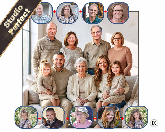 Extended Family Group Collage | Custom Design | “Exclusive. Studio. Quality.”